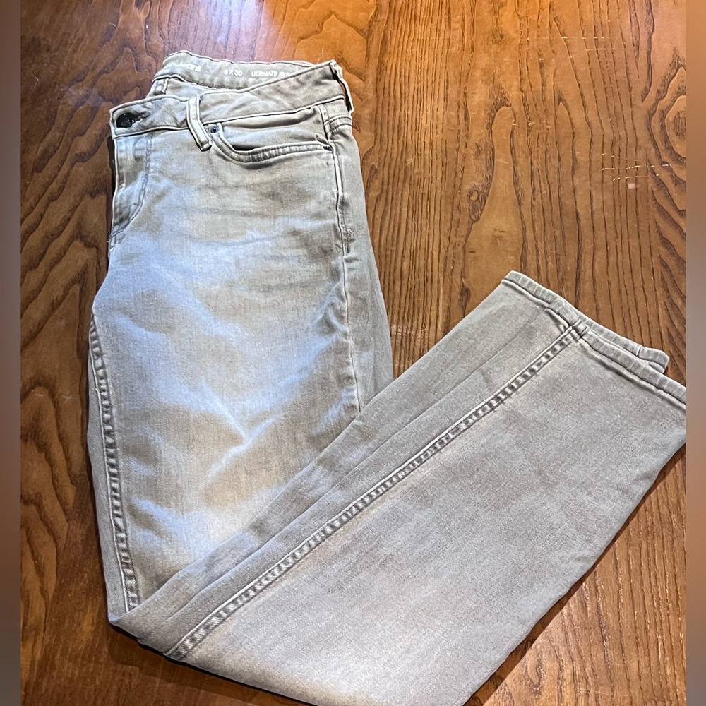 Calvin Klein 8x30 gray jeans, straight leg